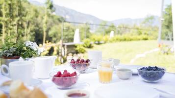 Daily local cuisine breakfast (EUR 7 per person)