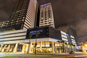 Front of property – evening/night