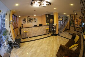 Interior entrance
