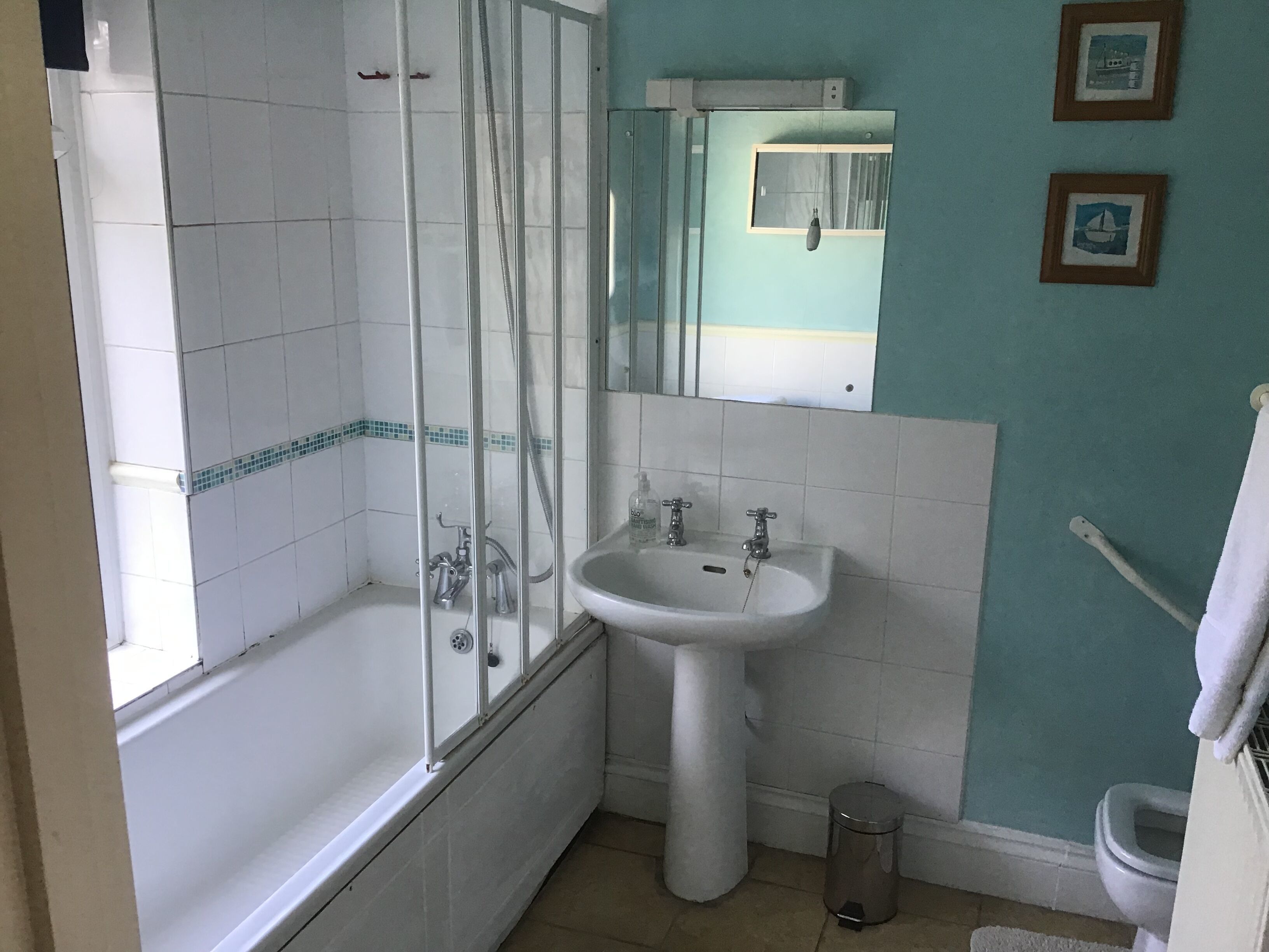 Maritime Apartment- (Ground Floor) | Bathroom | Towels, soap, toilet paper