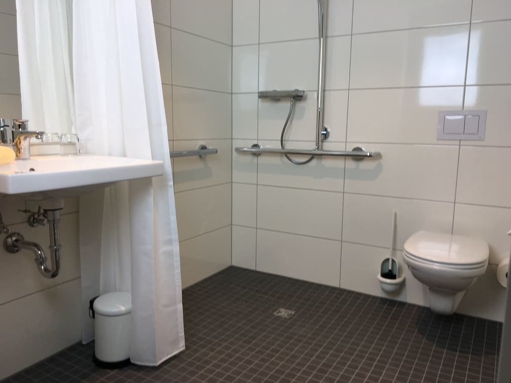 standard triple room | bathroom | shower, free toiletries, hair dryer, towels