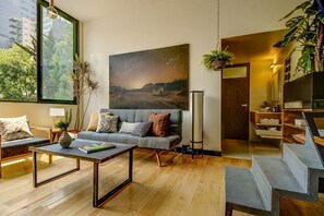 Design Apartment | Living room | Flat-screen TV - MxCity Skyline With Private Terrace (Mexico City)