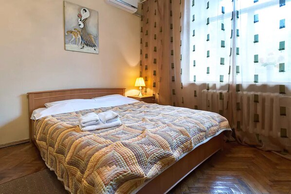 Apartment | 1 Schlafzimmer, Bügeleisen/Bügelbrett, kostenloses WLAN, Bettwäsche