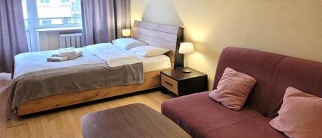Apartment | 1 bedroom, desk, iron/ironing board, free WiFi