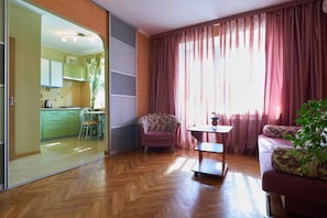 Appartement | Coin séjour | Télévision à écran plat