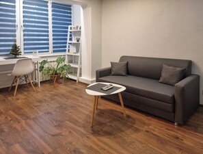 Studio | Wohnbereich | Flachbildfernseher, DVD-Player