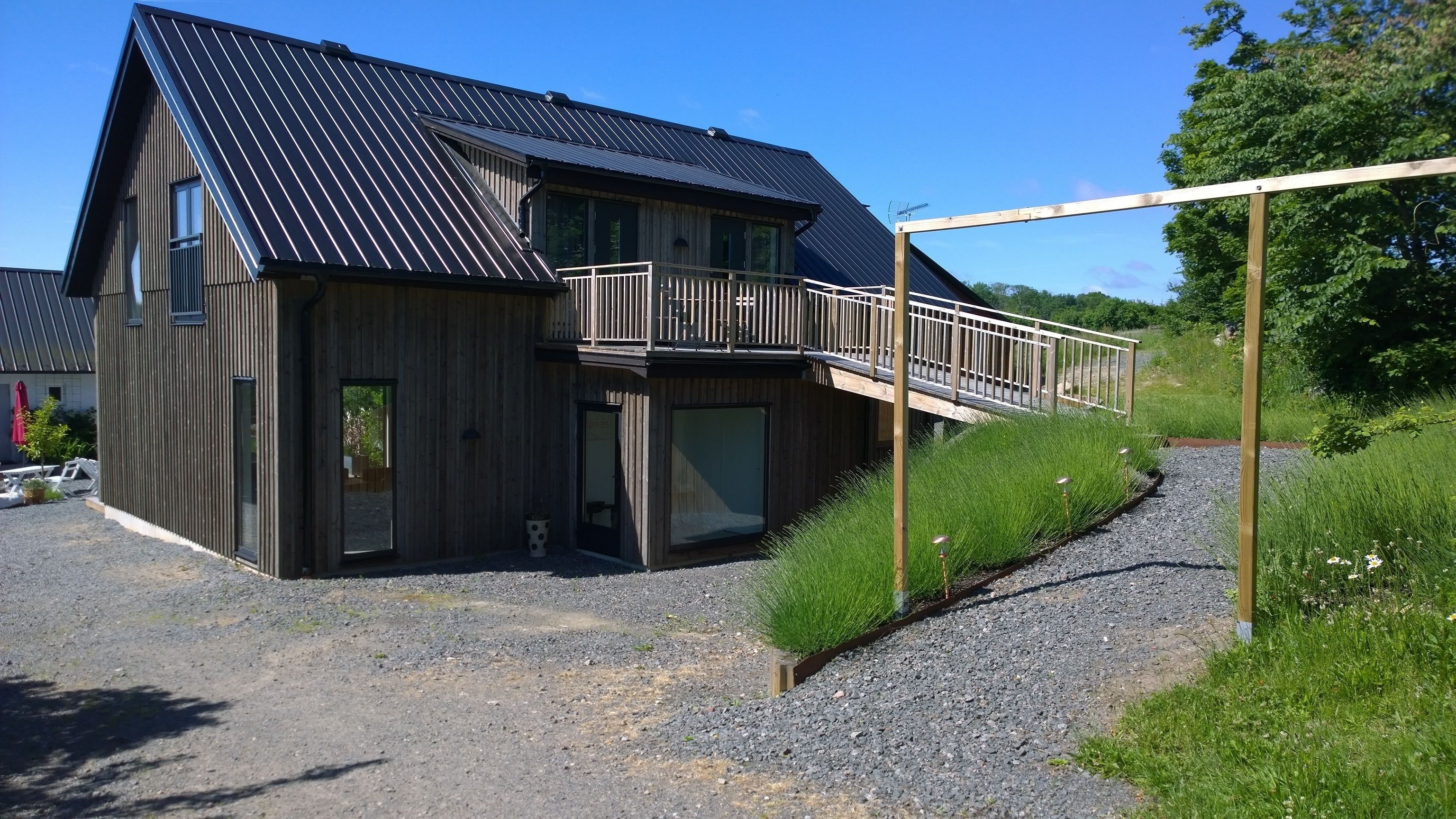 Façade de l’hébergement