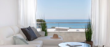 高级公寓, 2 间卧室, 海滩景观, 海滨 | 沙滩/海景