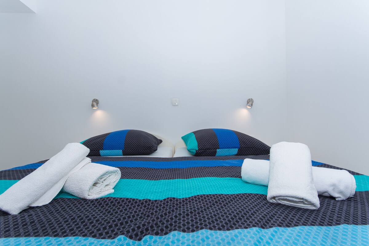 Appartement, rez-de-chaussée (A11) | 1 chambre, Wi-Fi gratuit, draps fournis