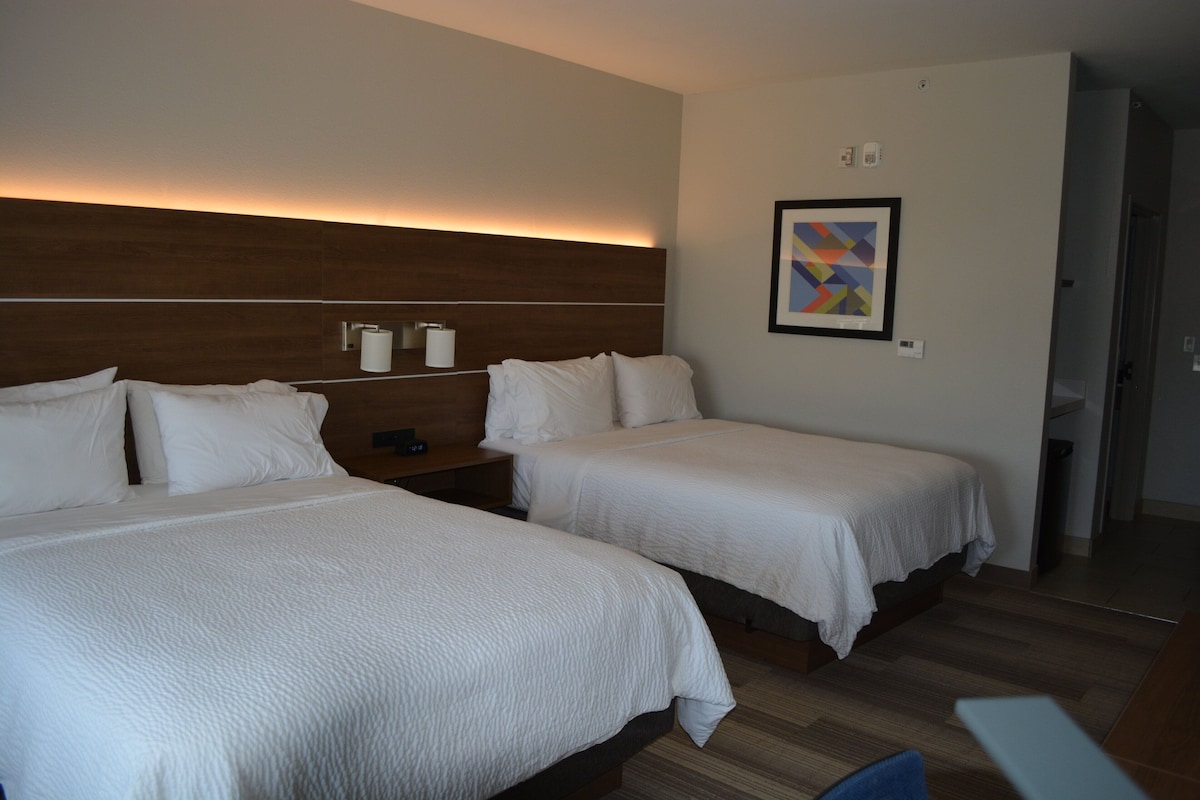 Blackout drapes, iron/ironing board, WiFi (free), bed sheets
