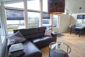 Cottage, 2 Bedrooms (5) | Living area | Flat-screen TV - Stóravík (Egilsstaðir)