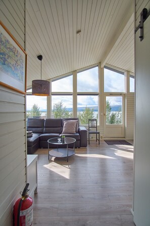 Cottage, 2 Bedrooms (4) | Living area | Flat-screen TV - Stóravík (Egilsstaðir)