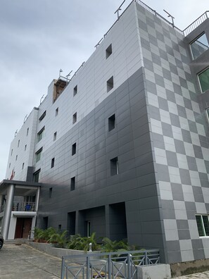 Overnatningsstedets facade