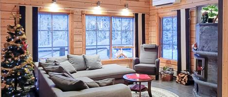 TV, DVD player, books