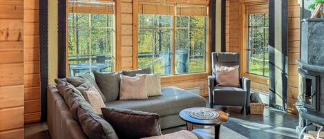 TV, DVD player, books