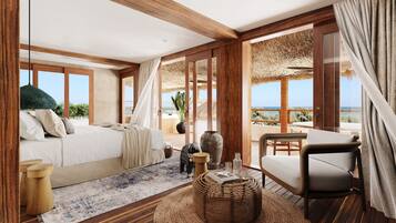 總統套房, 熱水浴缸, 海濱 | 1 間睡房、迷你吧、房內夾萬、隔音