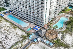 Exterior - Pelican Beach 2 bedroom 16th floor with Gulf Views (Destin)