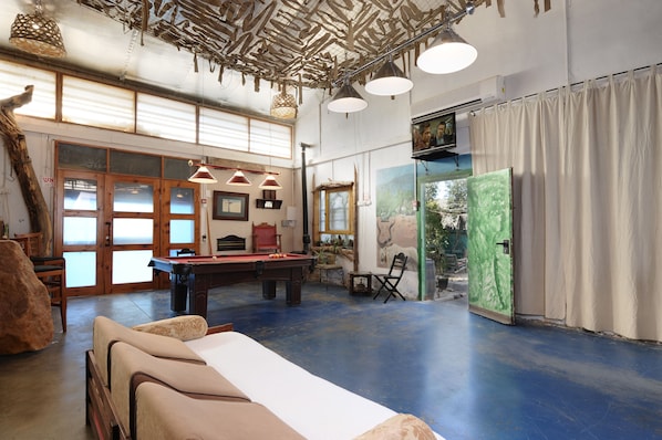 Sala de estar en el lobby