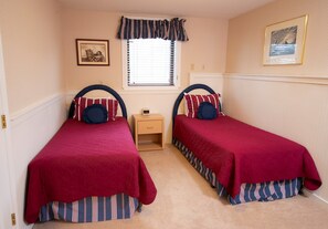 2 bedrooms, bed sheets