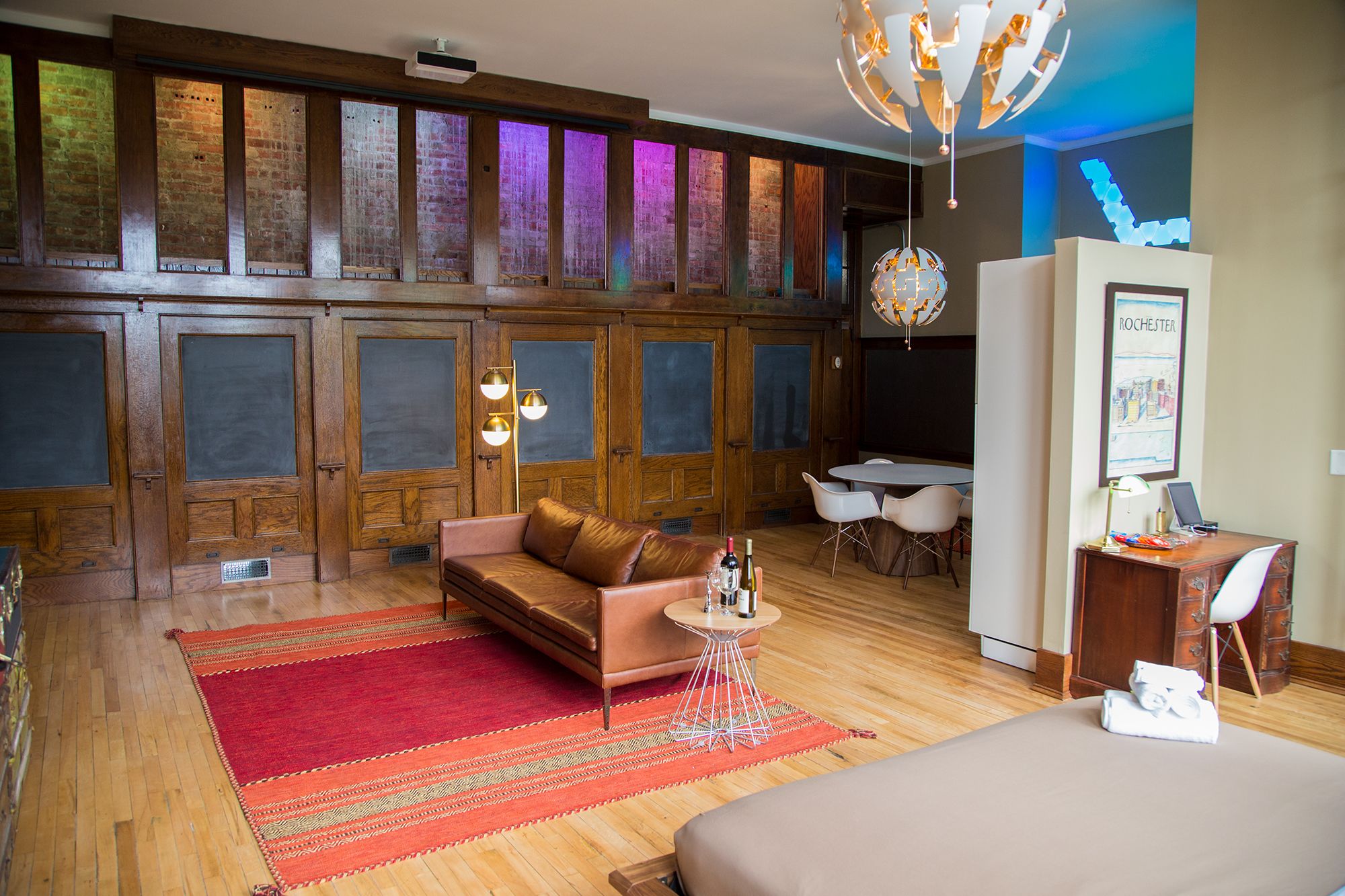 elite multi:lofts | living area | 60-inch smart tv with cable channels, tv, first-run films