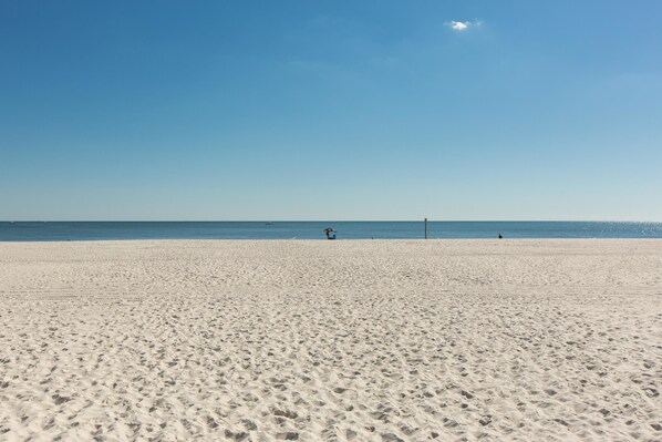 On the beach