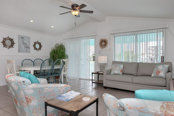 House, 3 Bedrooms | Living room - Summer Wishes by Vacasa (Gulf Shores)