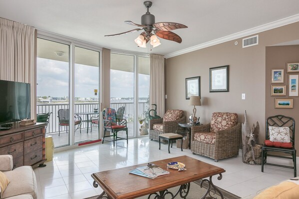 Condo, 4 Bedrooms | Living room - The Pass #301 by Vacasa (Orange Beach)