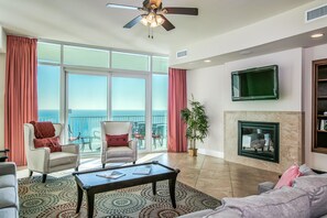 Condo, 3 Bedrooms | Living room - Turquoise Place #c1507 by Vacasa (Orange Beach)