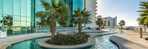 Indoor pool, outdoor pool