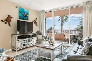 Condo, 3 Bedrooms | Living room - The Beach Club Doral 206 by Vacasa (Gulf Shores)