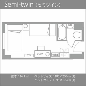 Floor plan - Dai-ichi Inn Shinminato (Imizu)