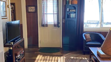 Télévision, lecteur de DVD, baby-foot, table de tennis de table