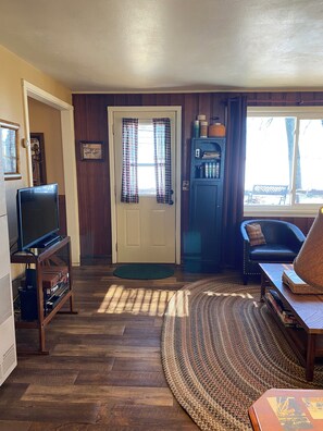 TV, DVD player, foosball, table tennis