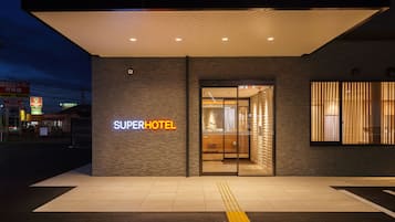 Front of property – evening/night