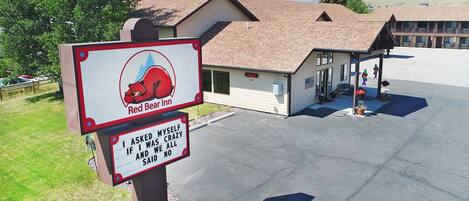 Majoituspaikan julkisivu