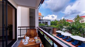 Junior Suite Double with Balcony | Balcony view