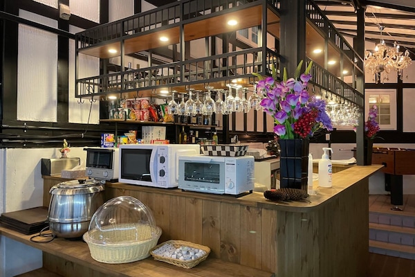 Café da manhã e jantar