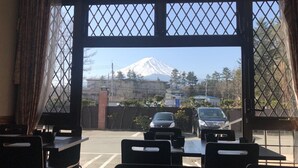 A room with a view of a mountain. - Asia Hotel Kawaguchiko (Fujikawaguchiko)
