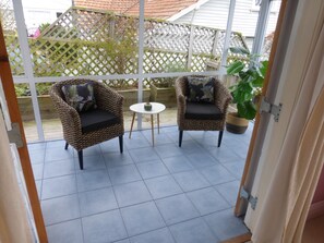 Familiehus, 4 soverom, sjøutsikt | Terrasse/patio