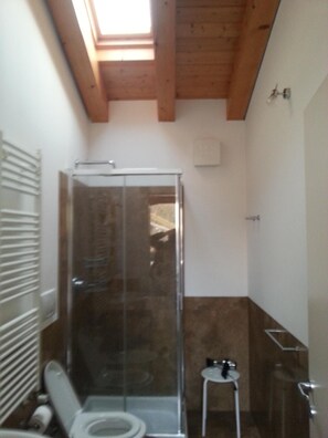 Shower, rainfall showerhead, hair dryer, bidet - Al Piccolo Clarin (Mestre)