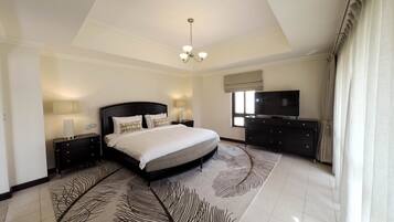 Golf Villa, 4 Bedroom, With Private Pool | Seprai antialergi, brankas, meja kerja, dan tirai kedap cahaya