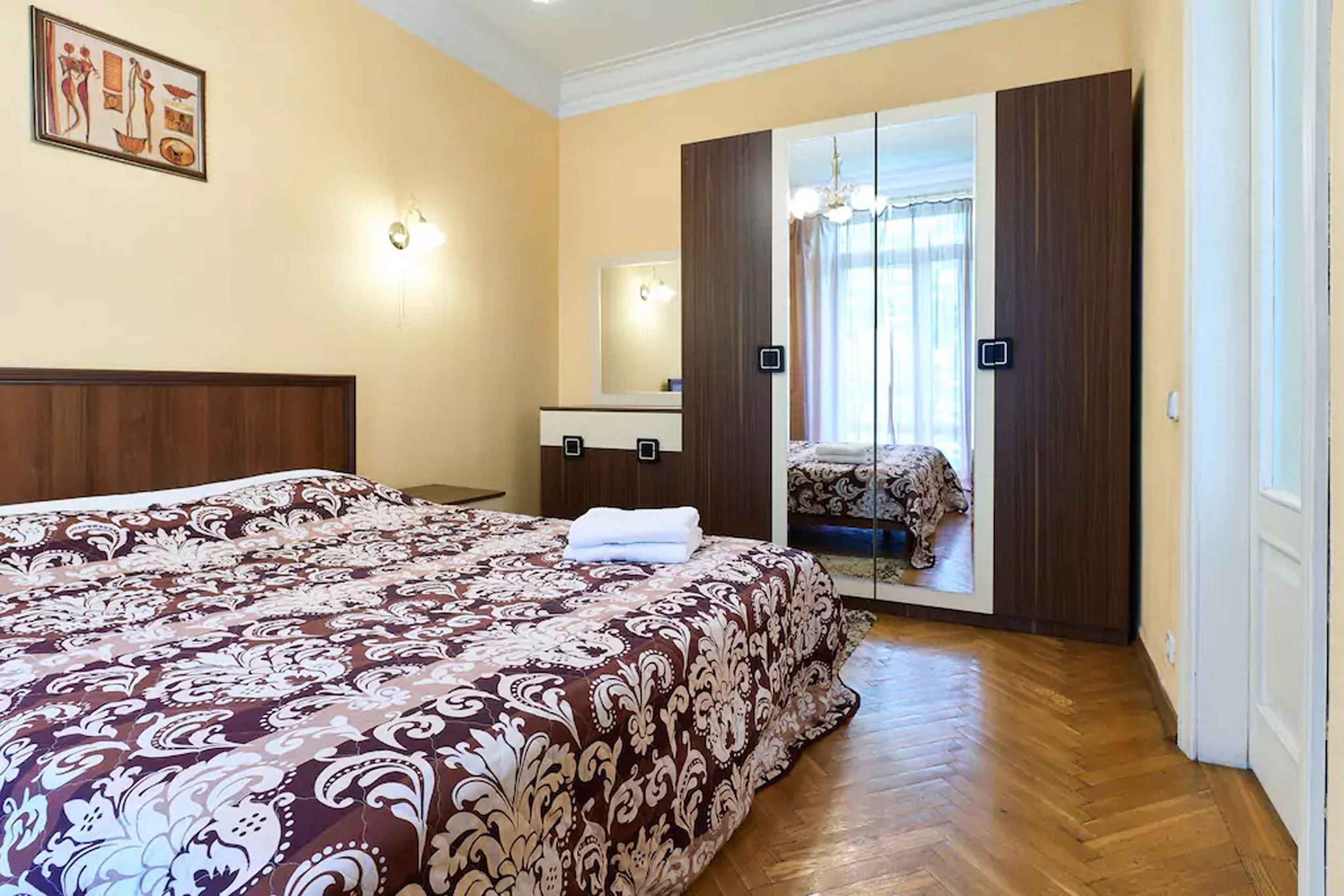 Departamento | 2 habitaciones, tabla de planchar con plancha y wifi gratis 