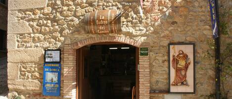 Entrada de la propiedad