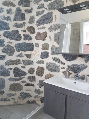 Maison, 1 chambre (Ariadni) | Lavabo de la salle de bain