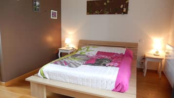 Individually decorated, individually furnished, desk, blackout drapes