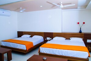 Premium AC Room | Bathroom | Shower, towels - Hotel VJR (Hyderabad)