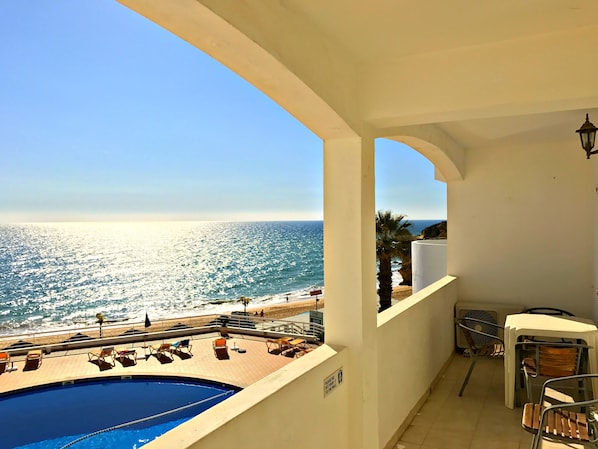 豪華公寓, 2 間臥室, 海景 | 陽台景觀