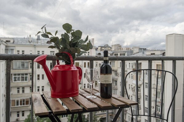 Apartment | Balcony - GM Apartment 1-Ya Tverskaya-Yamskaya (Moscow)