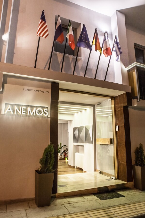 Entrée de l’hébergement 