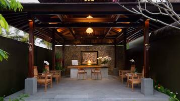 Sala de estar en el lobby